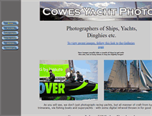 Tablet Screenshot of cowesyachtphotos.com